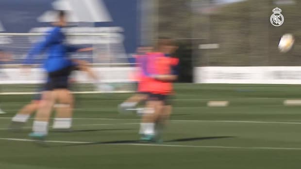 Casemiro continue preparations for the Real Sociedad game